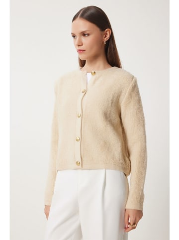 Happiness Istanbul Kardigan w kolorze beżowym