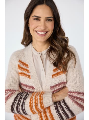 LIEBLINGSSTÜCK Kardigan w kolorze kremowo-brązowo-pomarańczowym