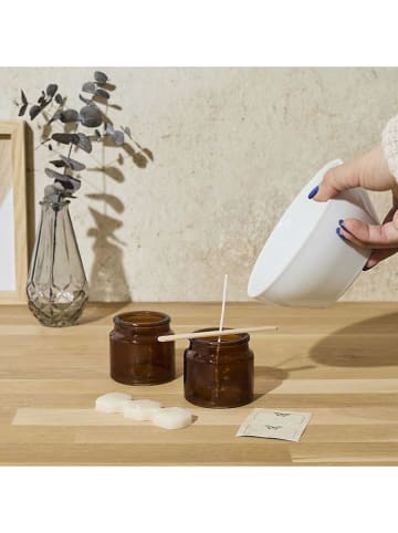 The Concept Factory DIY kaarsenkit lichtbruin - 2x 250 g