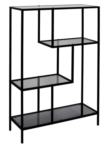 Rétro Chic Staande kast zwart - (B)80 x (H)113 x (D)30 cm