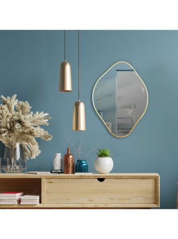 Rétro Chic Wandspiegel in Gold - (B)44 x (H)60 cm