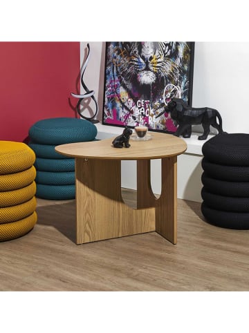 Rétro Chic Bijzettafel "Calypso" lichtbruin - (B)60 x (H)42 x (D)48 cm