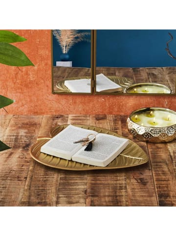 Ethnical Life Dekoschale in Gold - (L)37,8 x (B)30,4 cm