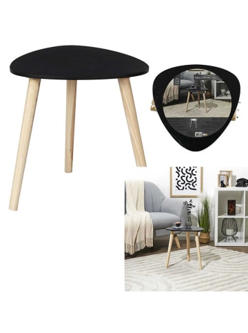 THE HOME DECO FACTORY Couchtisch in Schwarz/ Hellbraun - (B)38,5 x (H)40 cm