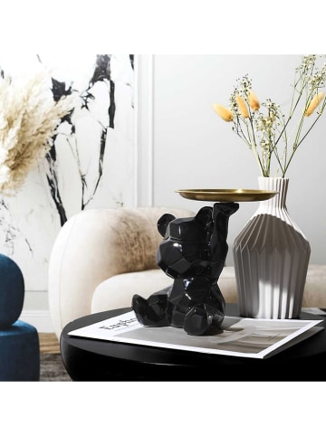 Rétro Chic Dekofigur in Schwarz - (H)12 cm