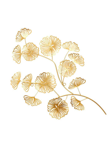 Rétro Chic Wanddekor in Gold - (L)52 x (B)35 cm