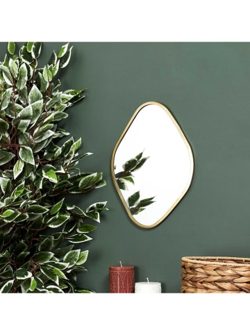 Rétro Chic Wandspiegel goudkleurig - (B)25 x (H)34 cm