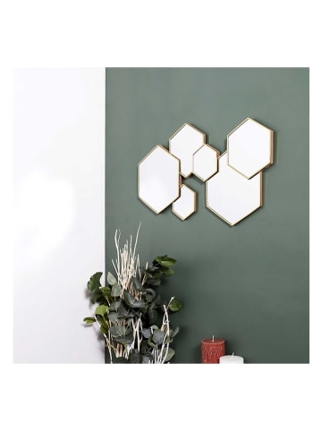 The Concept Factory Wandspiegel goudkleurig - (B)57 x (H)35 cm