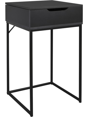 Rétro Chic Beistelltisch "Abbott" in Schwarz - (B)45 x (H)77 x (T)45 cm