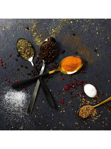 every ware 16-częściowy zestaw sztućców w kolorze złoto-czarnym