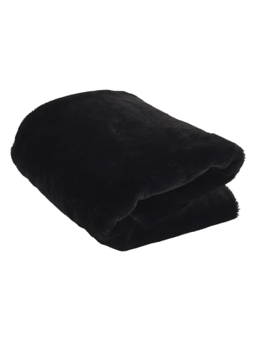 Rétro Chic Plaid in Schwarz - (L)150 x (B)120 cm