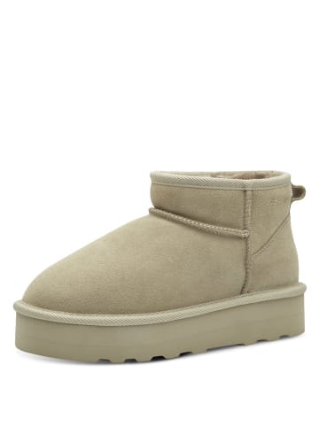 s.Oliver Leren boots in beige