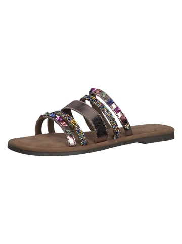 s.Oliver Leren slippers meerkleurig