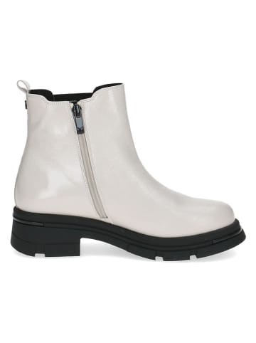 Caprice Leren chelseaboots wit