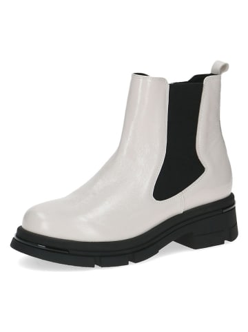 Caprice Leren chelseaboots wit