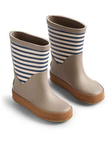 Wheat Gummistiefel "Juno" in Beige/ Blau