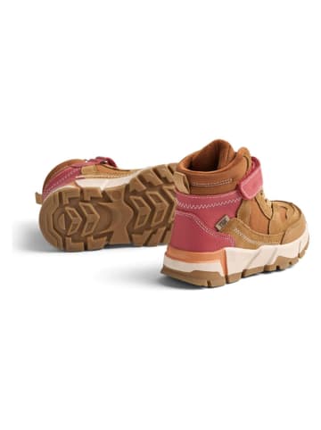 Wheat Leren boots "Muni Tex" lichtbruin/roze