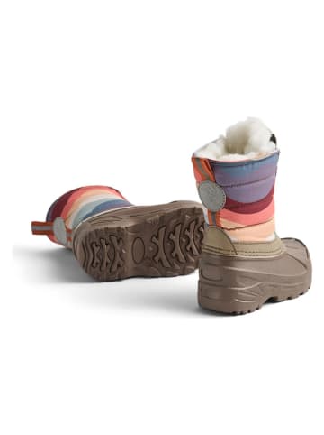 Wheat Kozaki zimowe "Aleex" ze wzorem