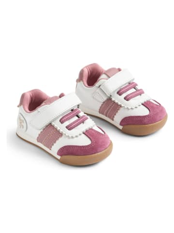 Wheat Leder-Sneakers "Spectra" in Weiß/ Rosa