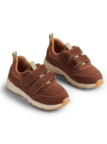 Wheat Leder-Sneakers in Braun