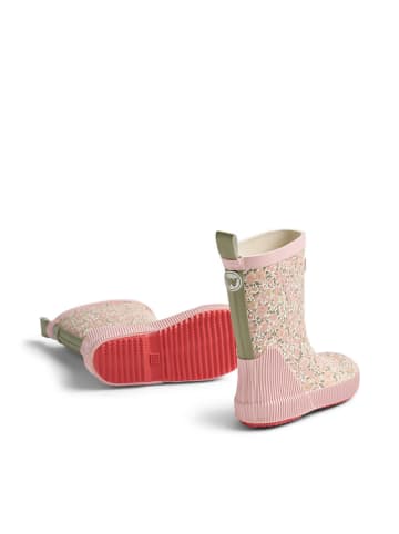 Wheat Rubberlaarzen "Welly" lichtroze/groen