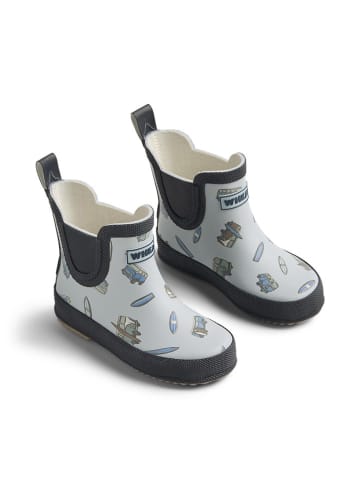 Wheat Gummistiefel "Beta" in Dunkelblau/ Hellblau