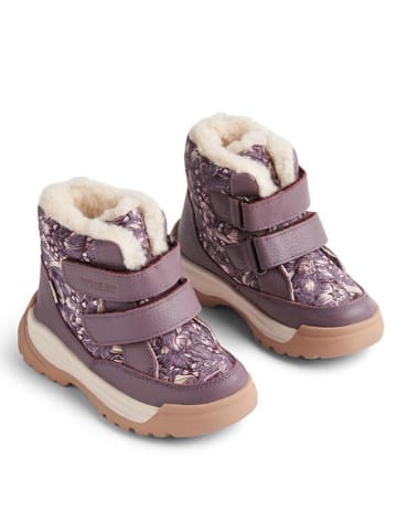 Wheat Winterboots paars
