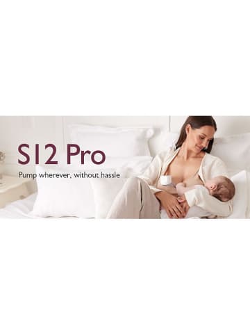 Momcozy Enkele melkkolfpomp "S12 Pro" wit - (B)10,8 x (H)13,5 x (D)7,1 cm