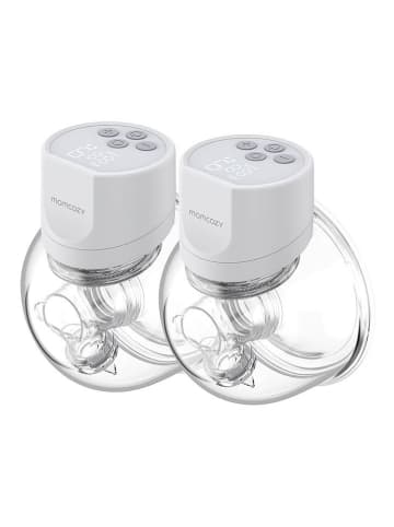 Momcozy Dubbele melkkolfpomp "S12 Pro" wit - elk (B)10,8 x (H)13,5 x (D)7,1 cm