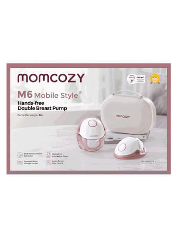 Momcozy Doppel-Milchpumpe "M6 Mobile" in Braun - je (B)11,4 x (H)13 x (T)7,3 cm