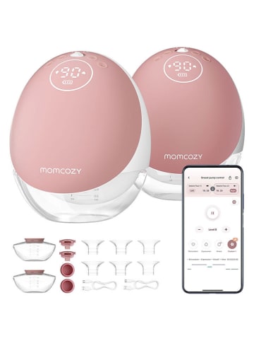 Momcozy Dubbele melkkolfpomp "M9 Mobile" bruin - elk (B)10,9 x (H)12,7 x (D)7,7 cm