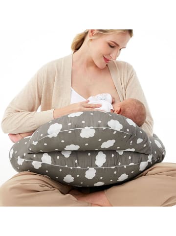 Momcozy Voedingskussen grijs - (B)46 x (H)15 cm