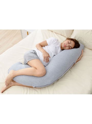 Momcozy Zwangerschaps- & voedingskussen lichtblauw - (B)50 x (H)15 x (D)50 cm