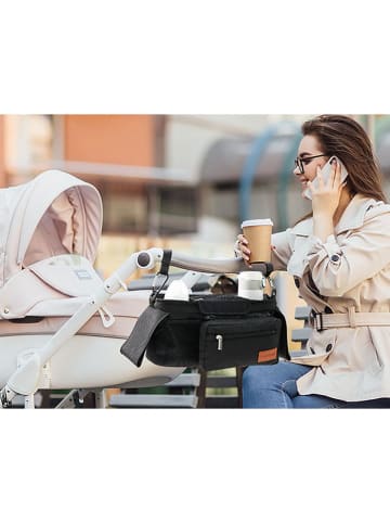 Momcozy Kinderwagen-Organizer in Schwarz - (B)32 x (H)16 x (T)10 cm