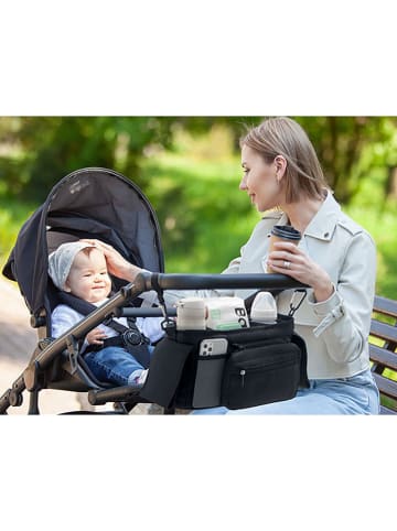 Momcozy Kinderwagen-Organizer in Schwarz - (B)32 x (H)16 x (T)10 cm
