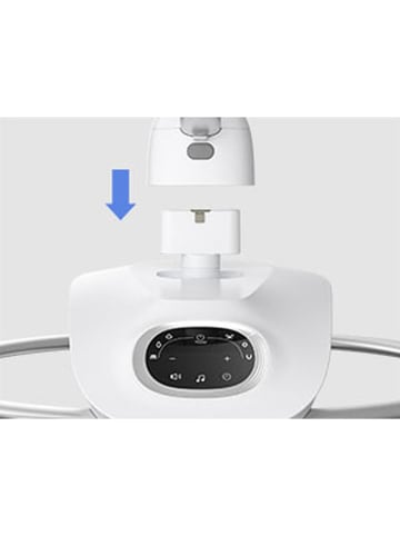 Momcozy Bujaczek "3D MotionElectric" w kolorze szaro-białym