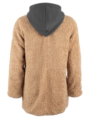 Roadsign Płaszcz pluszowy w kolorze jasnobrązowym