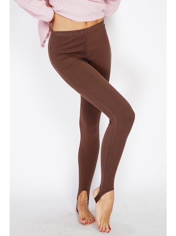 ASSUILI Leggings in Hellbraun