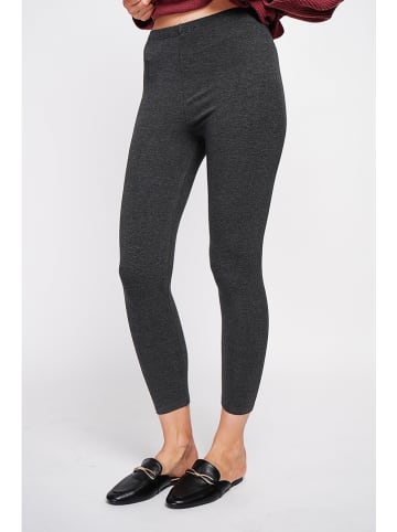 ASSUILI Legginsy w kolorze antracytowym