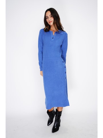 ASSUILI Strickkleid in Blau