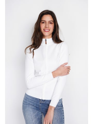 ASSUILI Cardigan in Weiß