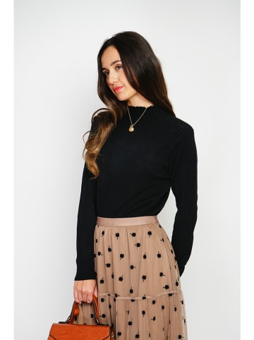 ASSUILI Kaschmir-Pullover in Schwarz