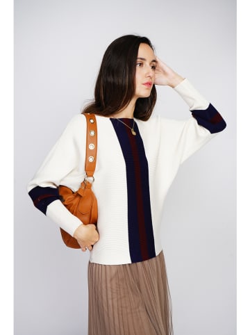 ASSUILI Kaschmir-Pullover in Weiß