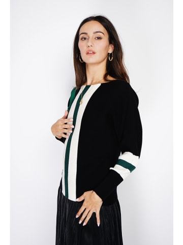 ASSUILI Kaszmirowy sweter w kolorze czarnym