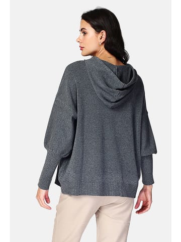 ASSUILI Sweter w kolorze antracytowym