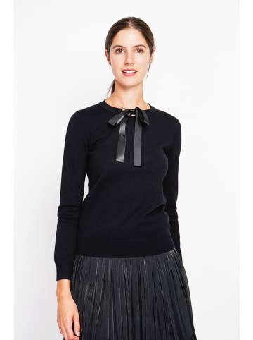 ASSUILI Pullover in Schwarz