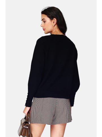 ASSUILI Sweter w kolorze czarnym