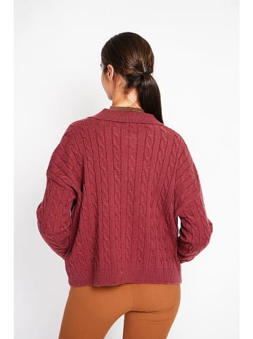 ASSUILI Pullover in Bordeaux