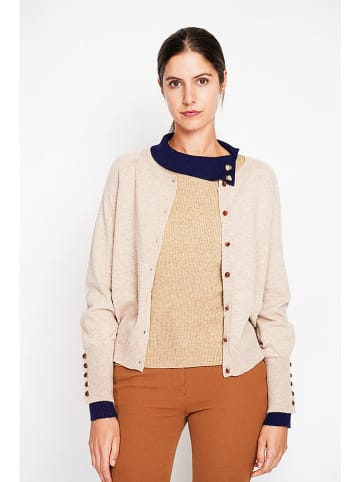 ASSUILI Cardigan in Hellbraun