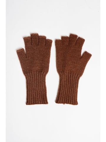 ASSUILI Rękawiczki w kolorze brązowym